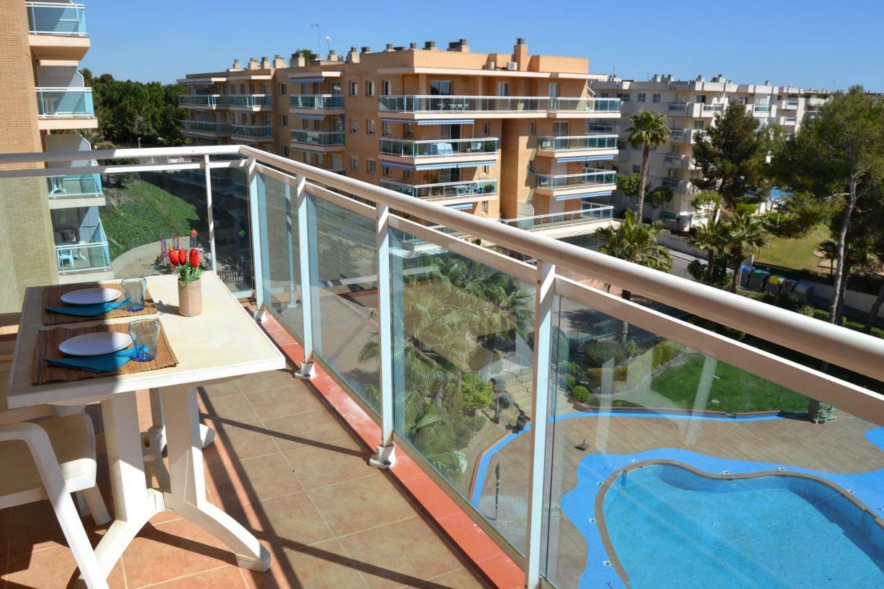 Lovely Familiar Apartment With Pool In Cap Salou Exterior foto
